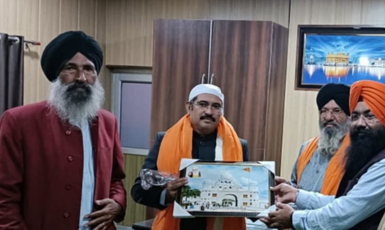 DM reached to Gurudwara Nanakmatta Sahib.