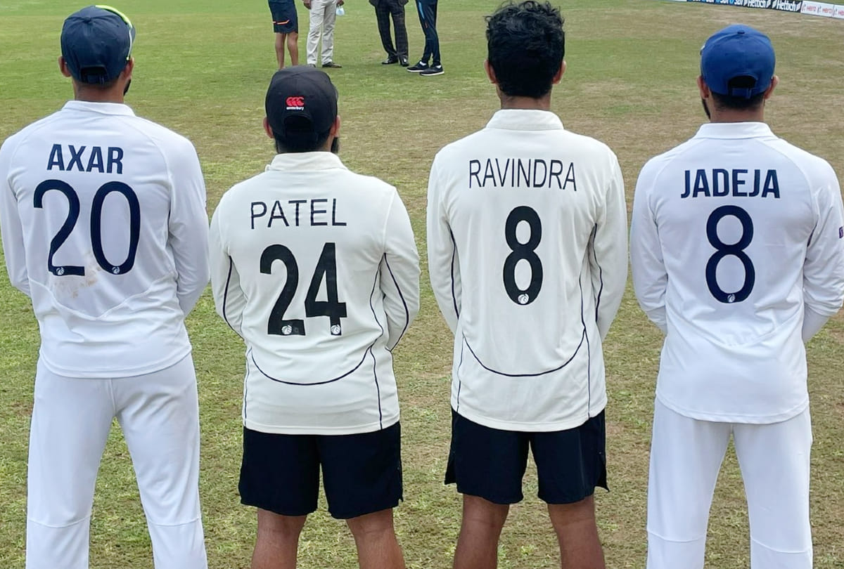 PHOTOS: Four India-New Zealand players made up of Akshar-Patel and Ravindra-Jadeja, ICC-BCCI shared this great picture