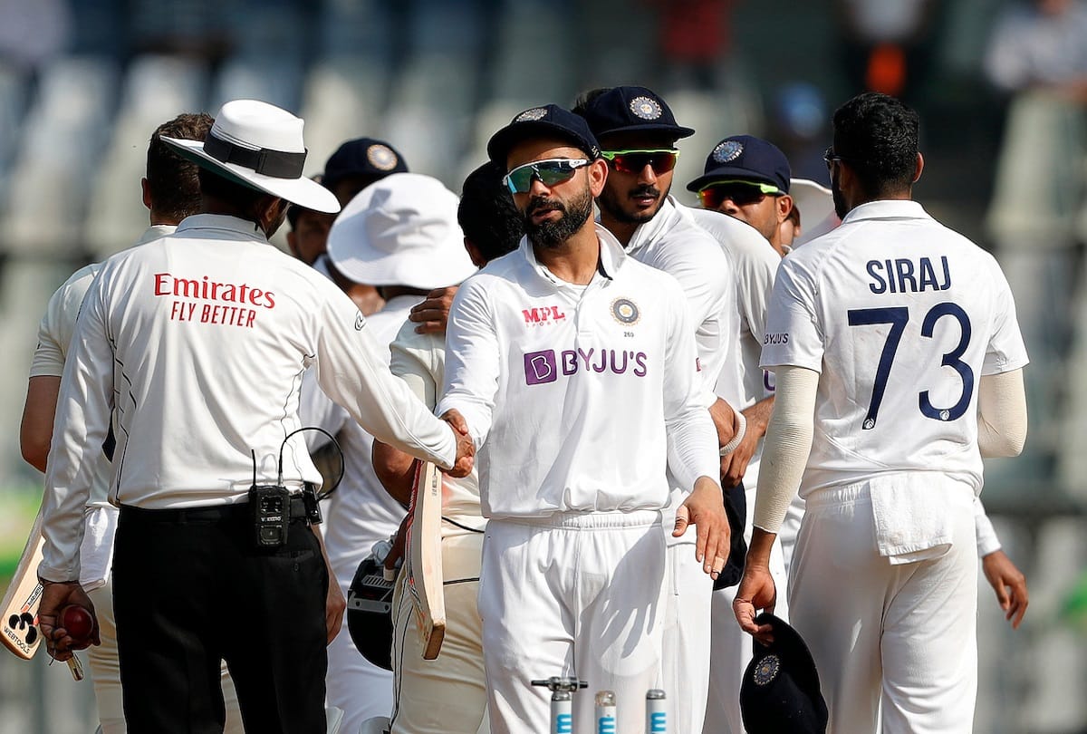 IND vs NZ 2nd Test India created history after winning the Mumbai Test breaks Pakistan most  win record in 2021