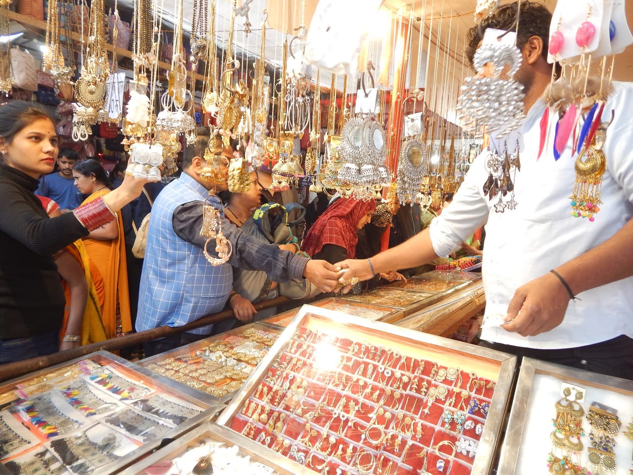 Traders rejoiced due to crowd of youth