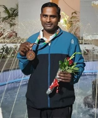 Vimlesh Rathore captured the medal in National Shooting