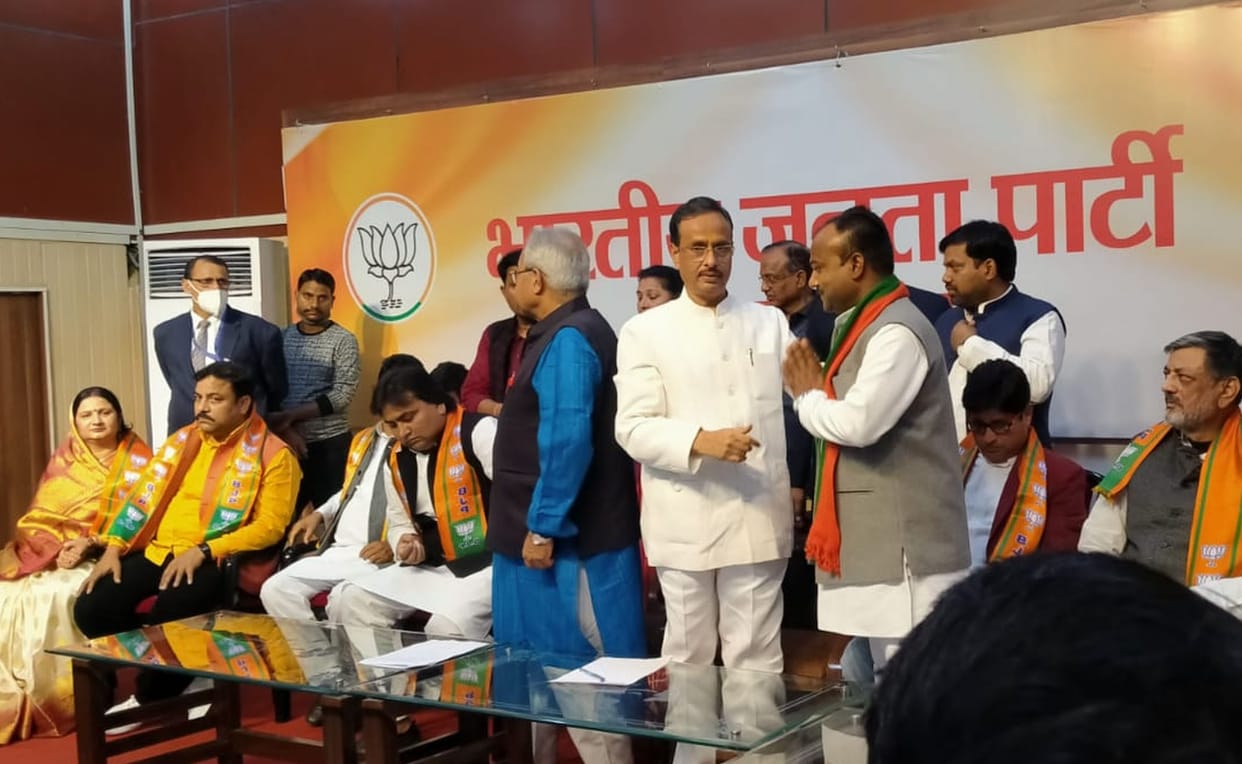 Former state vice president of SP business meeting joined BJP