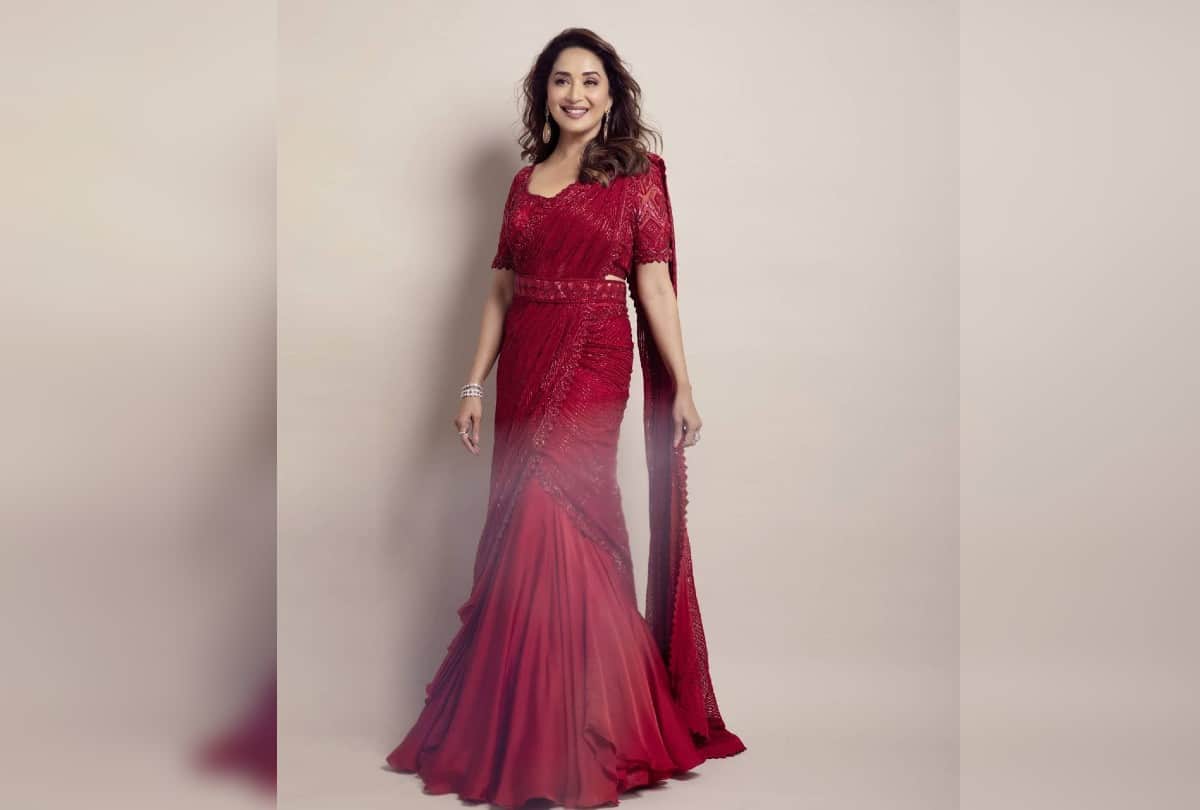 Madhuri Dixit Saree Collection Madhuri Dixit Traditional Look Photos