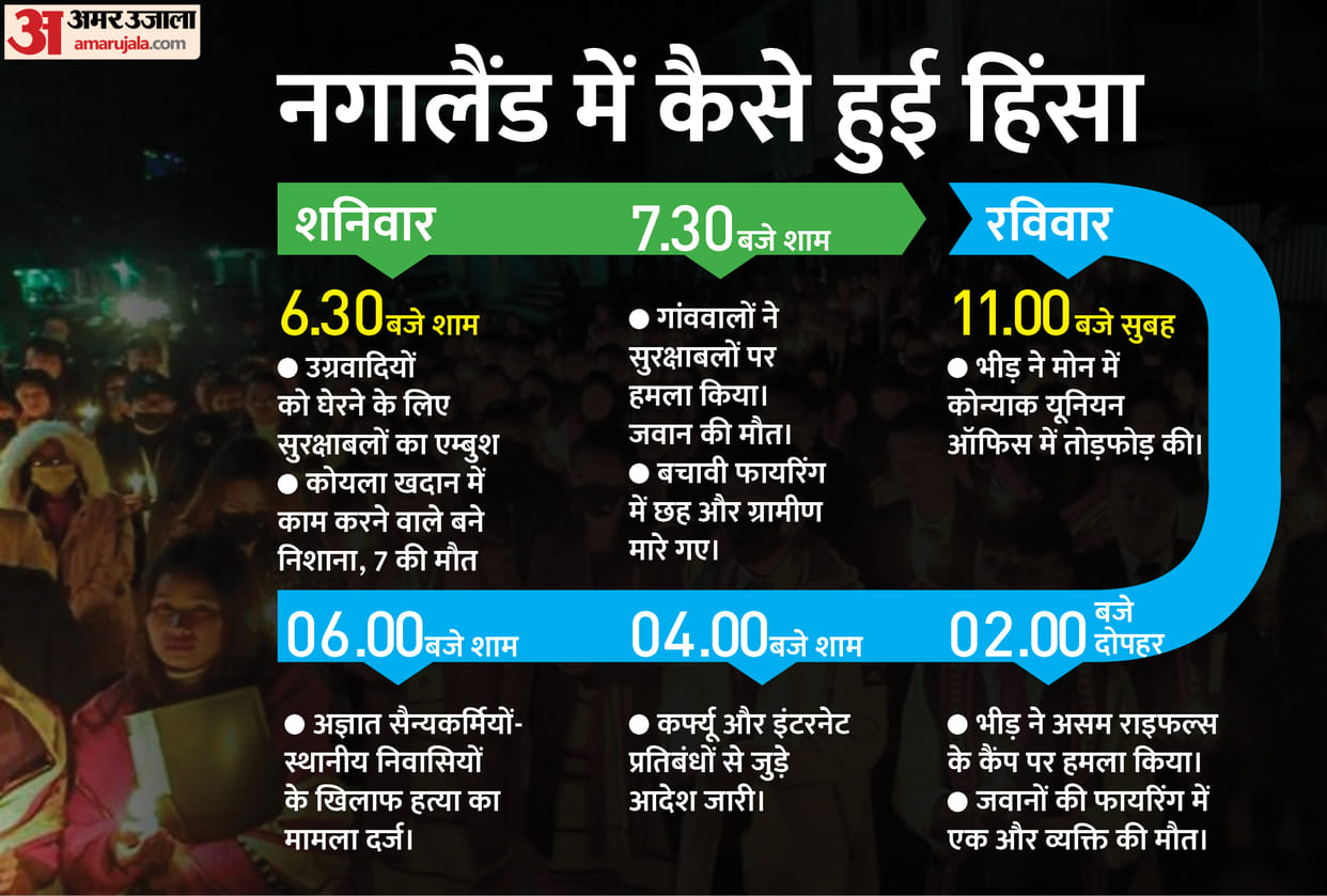 Union Home Minister Amit Shah statement on Nagaland Civilians Killing in Parliament Lok Sabha Rajya Sabha all updates in Hindi