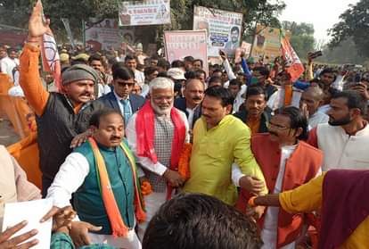 Vote in the name of nationalism, remove Jinnah supporters from power Swatanterdev Singh says in Prayagraj