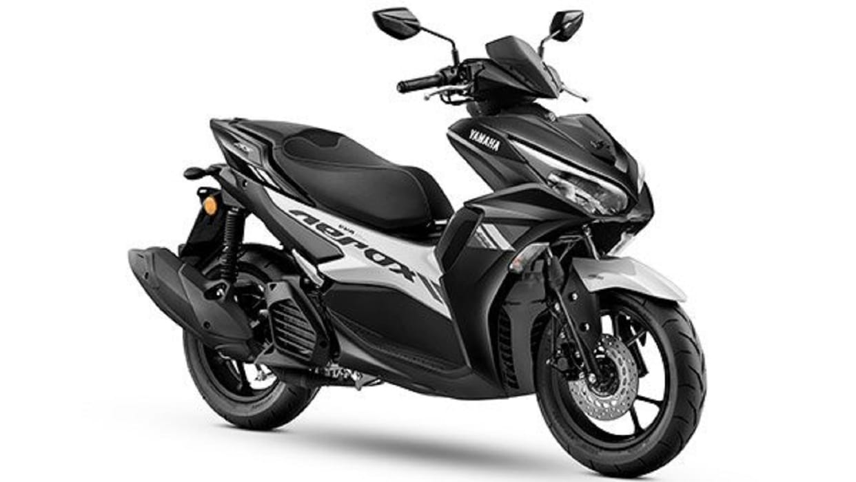 Yamaha Motor India launches Aerox 155 scooter in new Metallic Black variant Colour New Yamaha Aerox 155 Metallic Black Colour Model