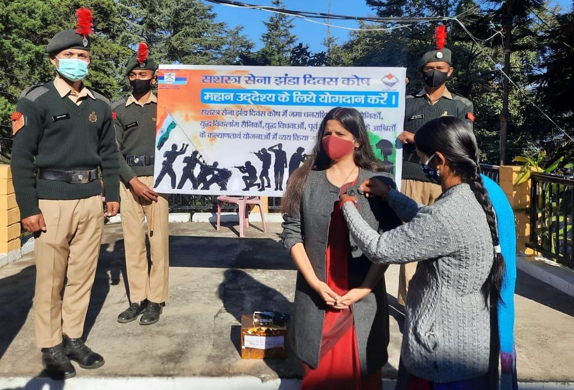 Flag Day in Almora