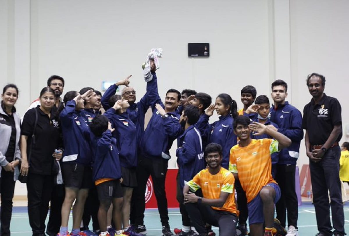 Asian Youth Para Badminton: Palak Kohli with all shuttlers won 16 medals including four gold, the association congratulated all players