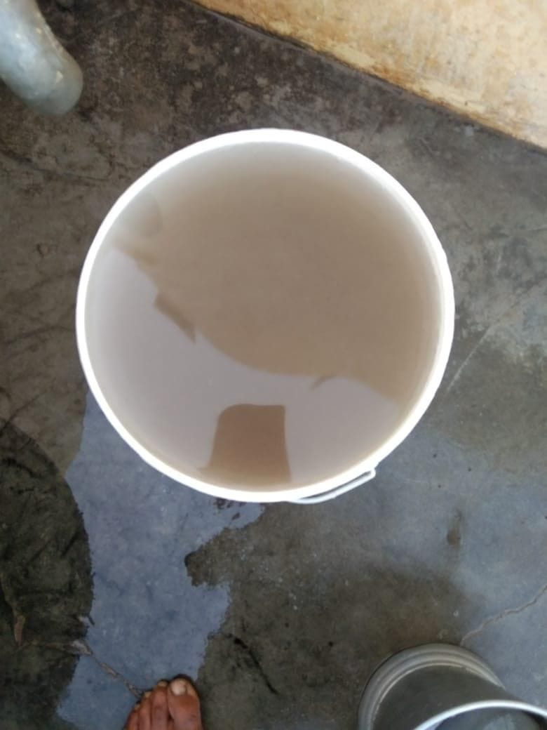 Dirty water supply in Sheetalpur