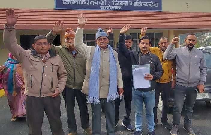 Protest Over Road Soling