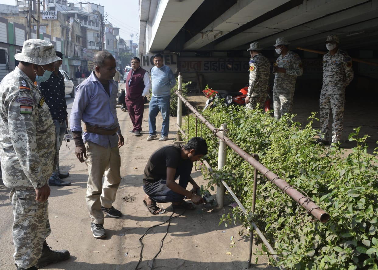 Municipal corporation removed possession from under overbridge