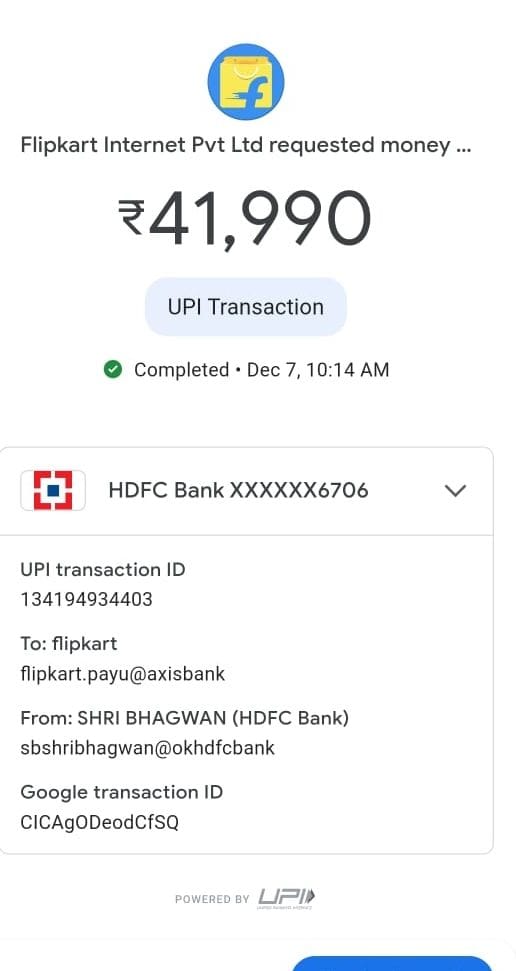 I am sending to the account 20 thousand and withdrawn Rs 76225