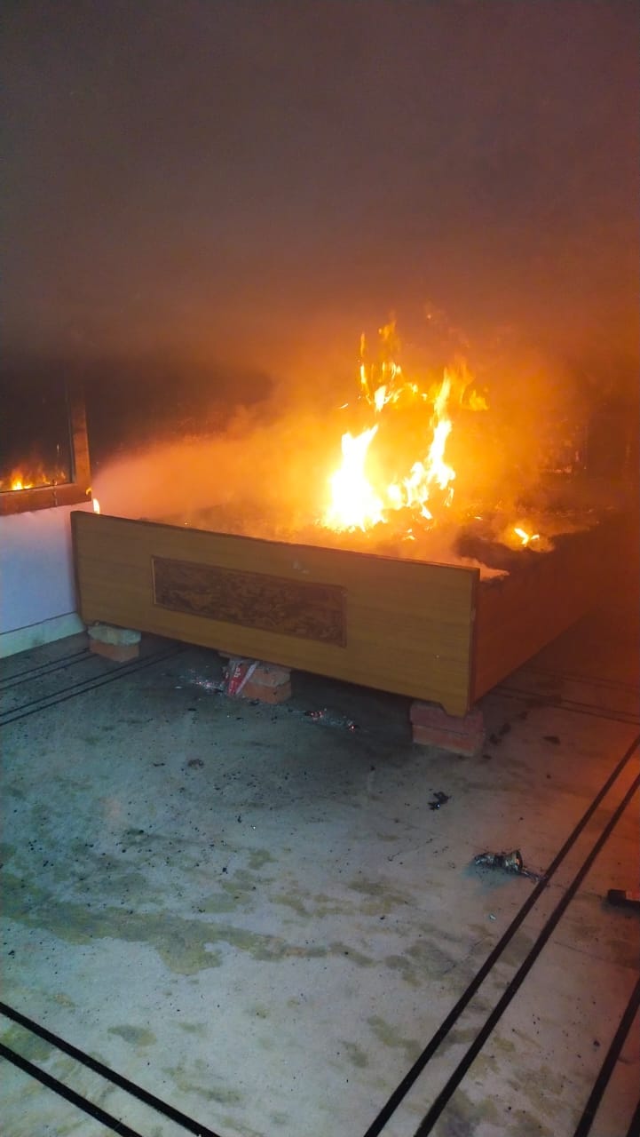 Accident: Sleeping paralysis patient died after lighting the heater, Kaliram was burnt more than 80 percent