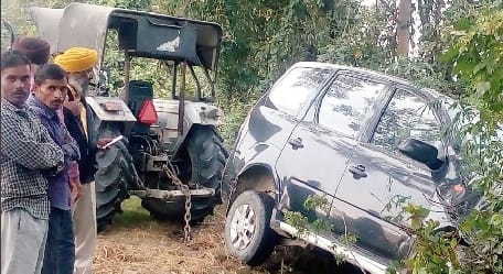 Two bike riders injured in car collision