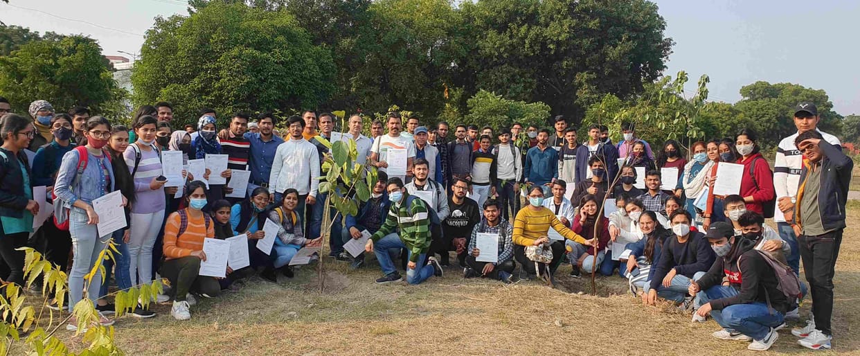 Internal marks will be given on the basis of planting and taking care of it