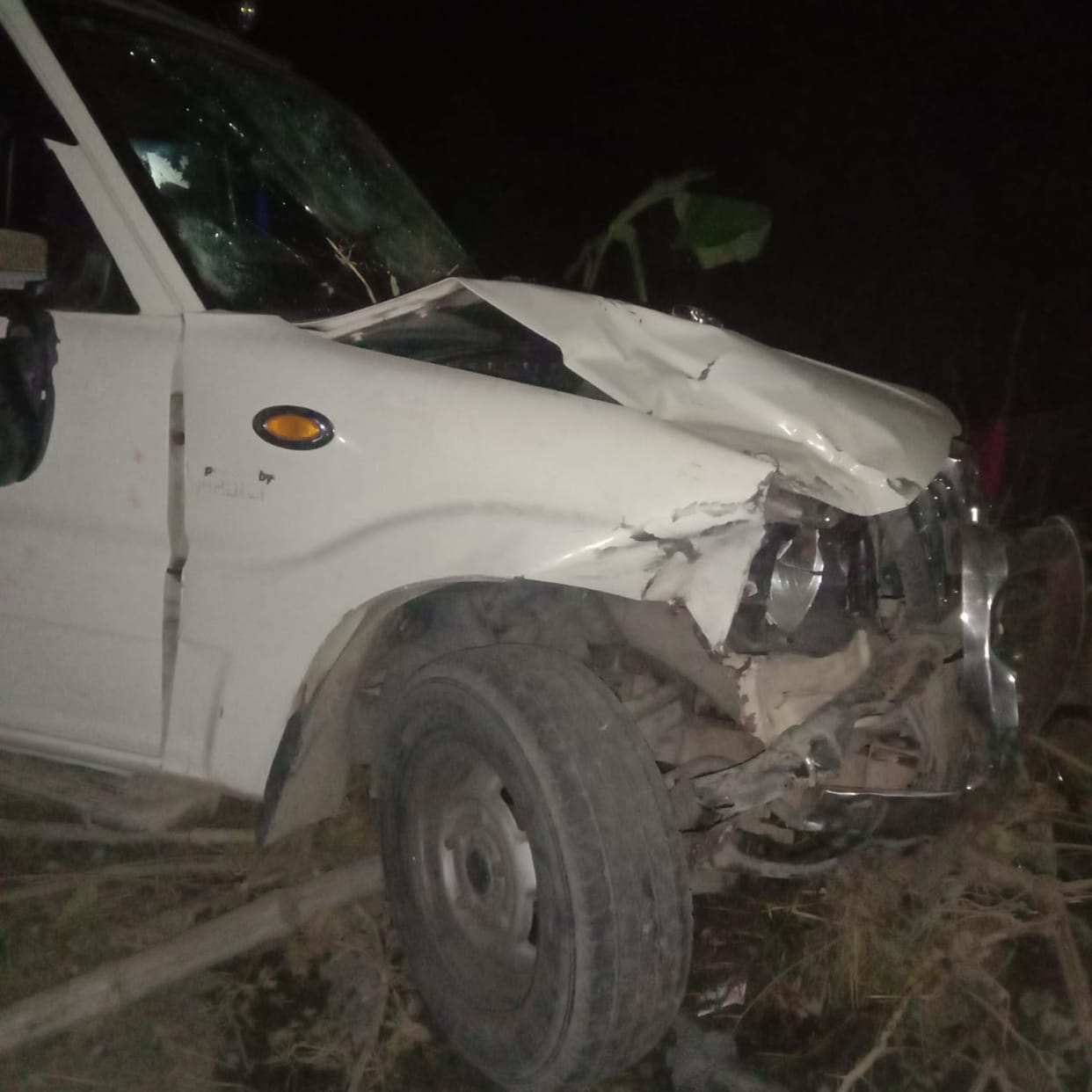 Milk seller dies due to car collision, people beat up the driver by tying him to a tree
