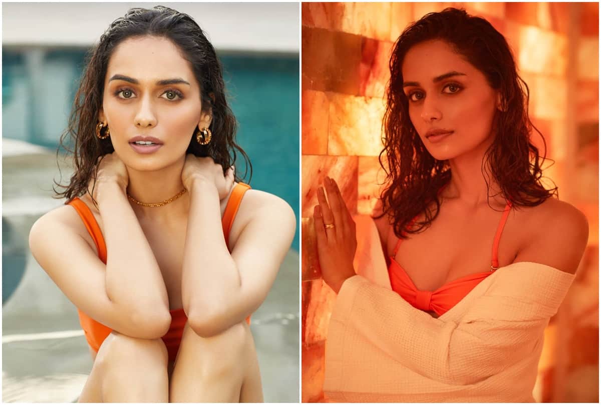 Photos: Manushi Chillar flaunted her figure by the poolside in an orange bikini fans lost their hearts at these acts of Miss World