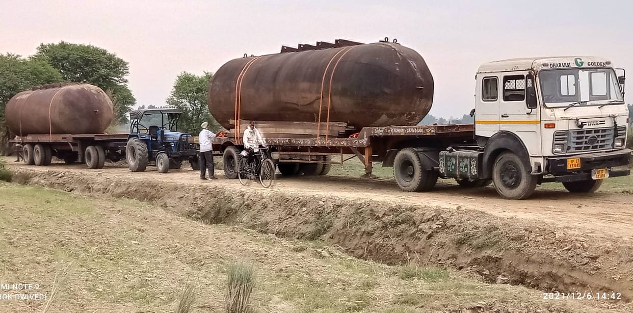 Pantoon Bridge,bridge collapsed in shahjahanpur
