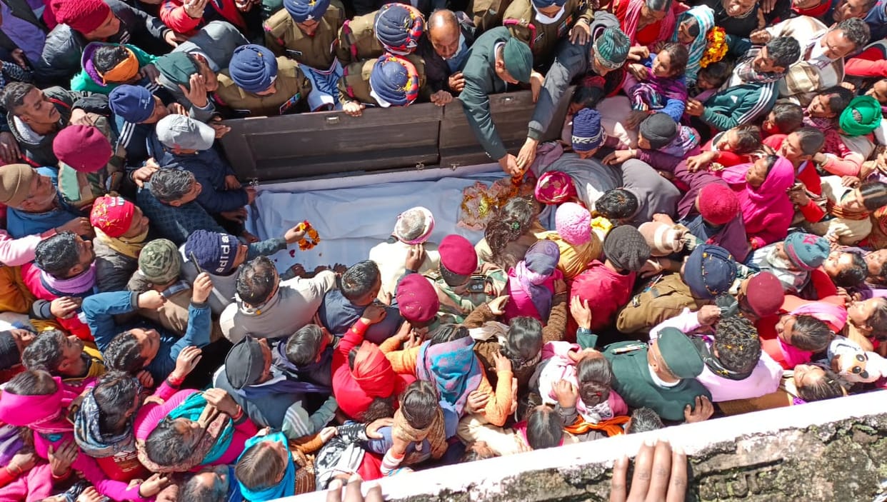 nagaland hinsa: tehri jawan gautam lal martyred, today dead body reach home