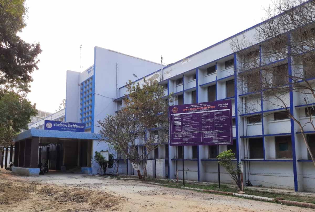 Kanpur: Without treatment 376 crore multi-superspeciality building got damp, 300 bed hospital building of ESIC