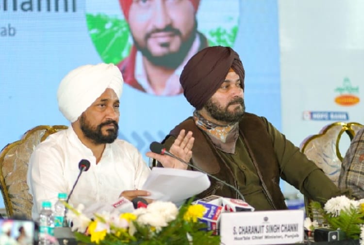 Punjab CM Charanjit Channi Praises Punjab Congress President Navjot Sidhu