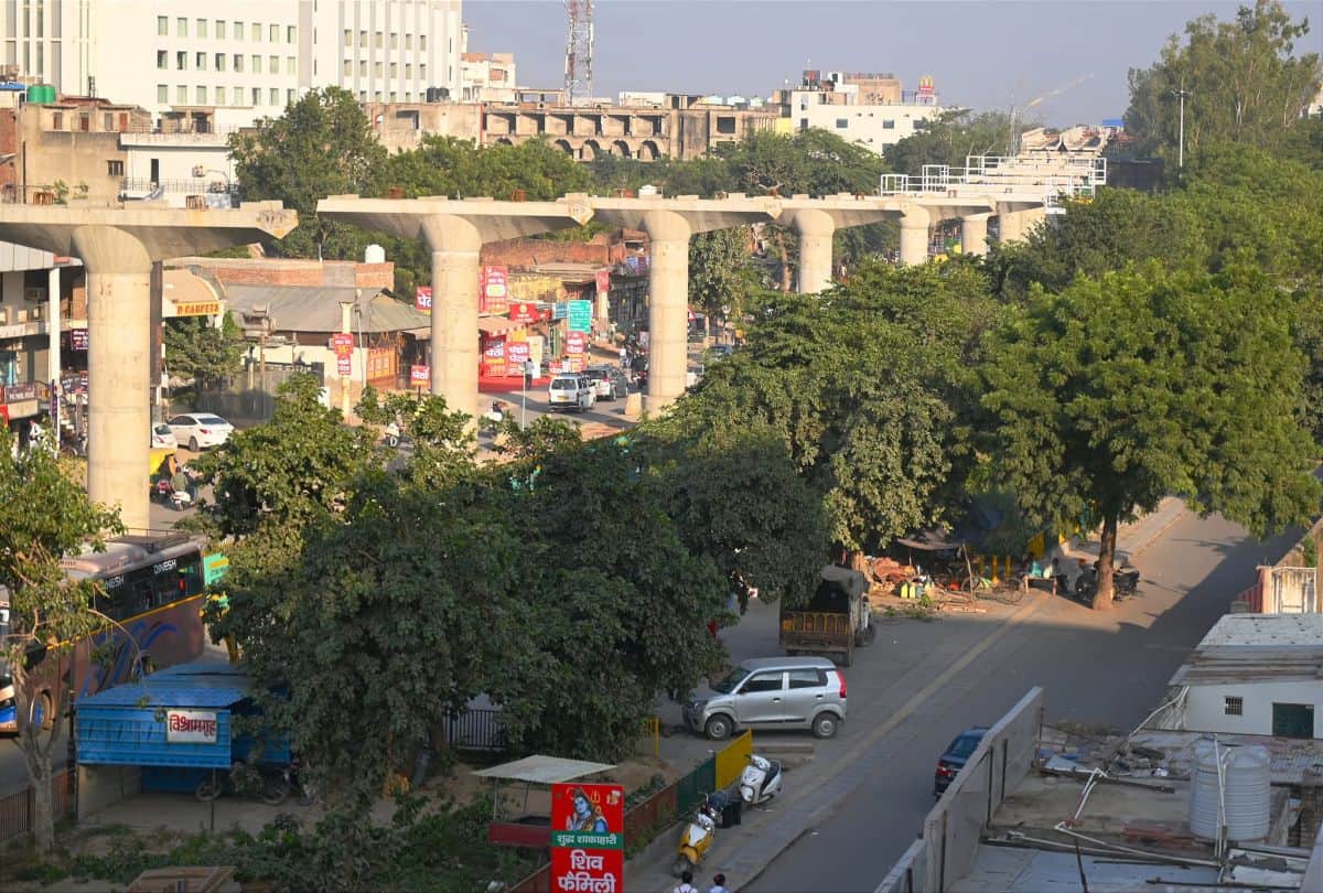 One Year Of Agra Metro Rail Project Work Progress