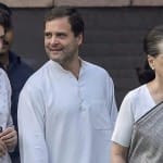 प्रियंका गांधी, राहुल गांधी और सोनिया गांधी। (फाइल फोटो)