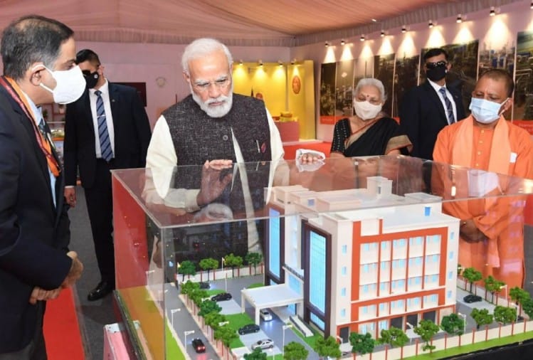 Pm Narendra Modi Inaugurates Rmrc Lab Of Gorakhpur Brd Medical College