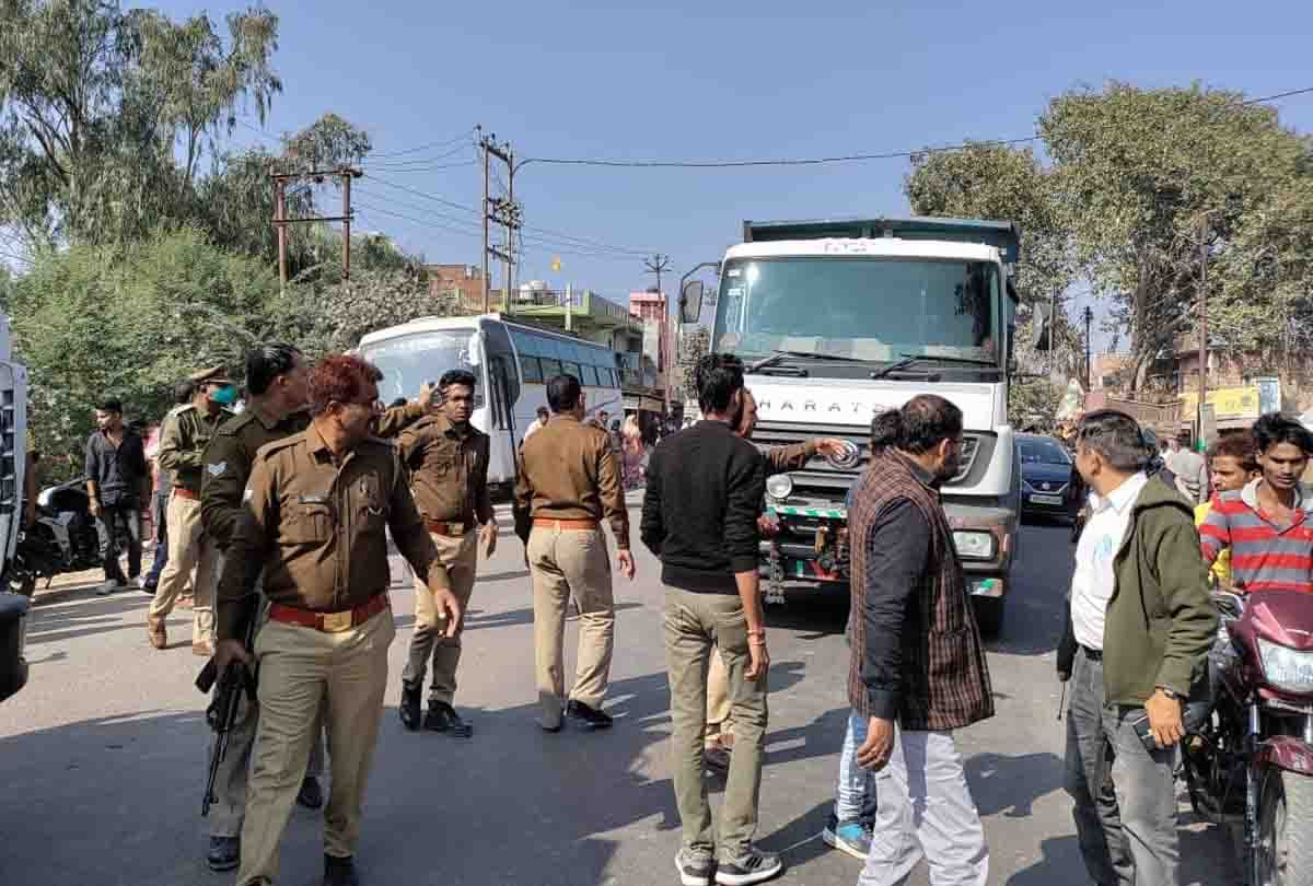 death of a young man after being crushed by a dumper