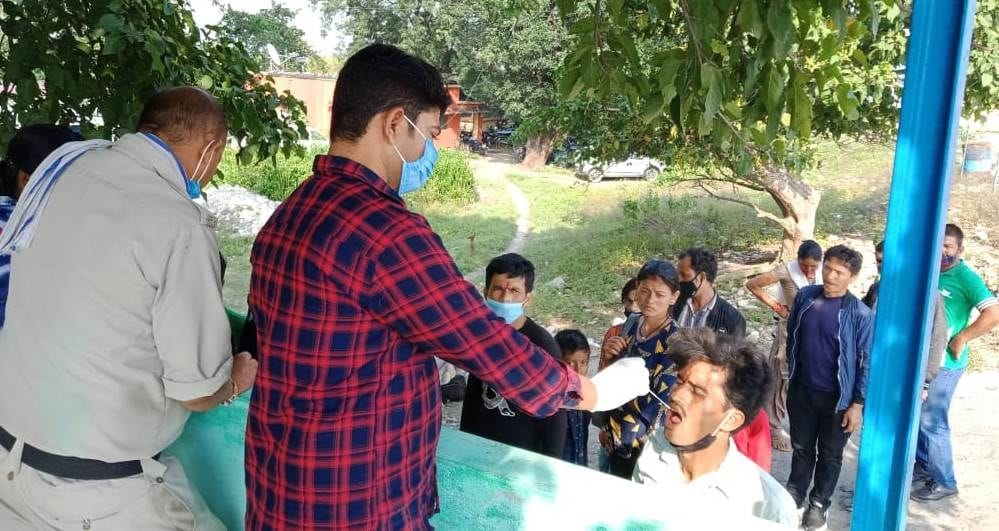 Covid Test in Indo-Nepal Border