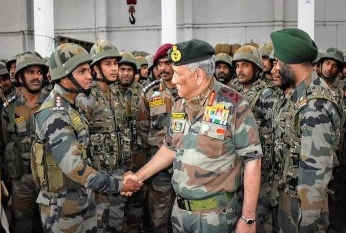 CDS General Bipin Rawat broke the back of terrorist organizations by running Operation All Out in the valley