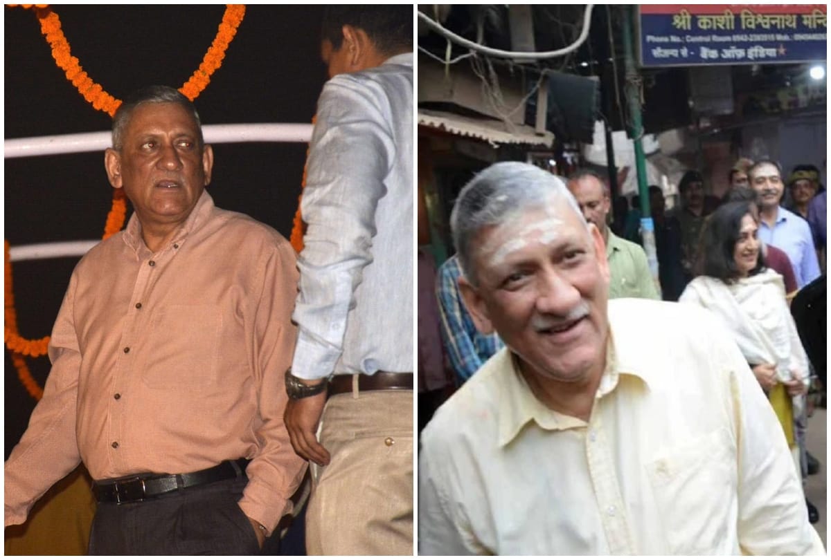 cds general bipin rawat martyr indian defence chief visit four years ago and do worship in kashi vishwanath temple with family