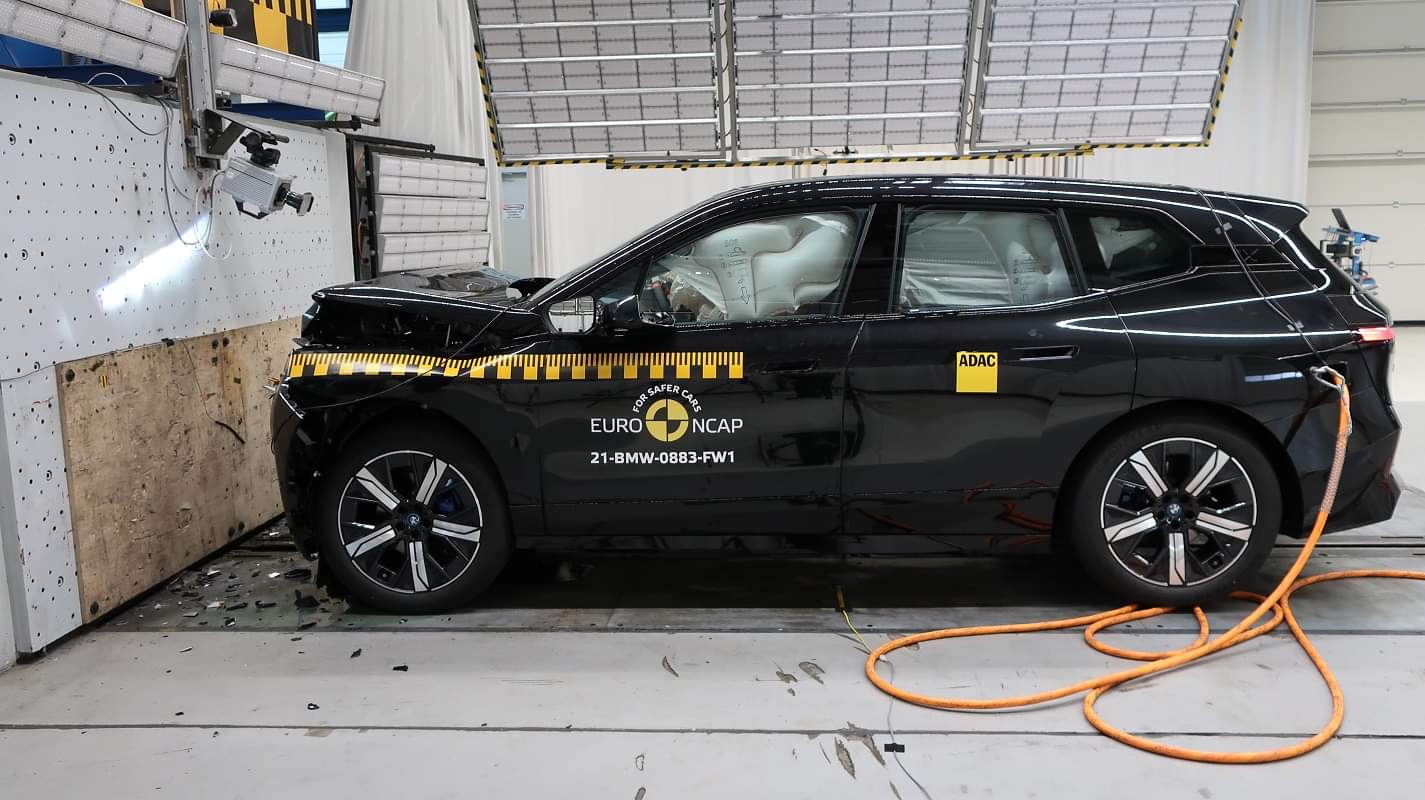 BMW iX electric SUV gets five-star ratings in Euro NCAP crash tests bmw ix safety rating bmw ix safety features
