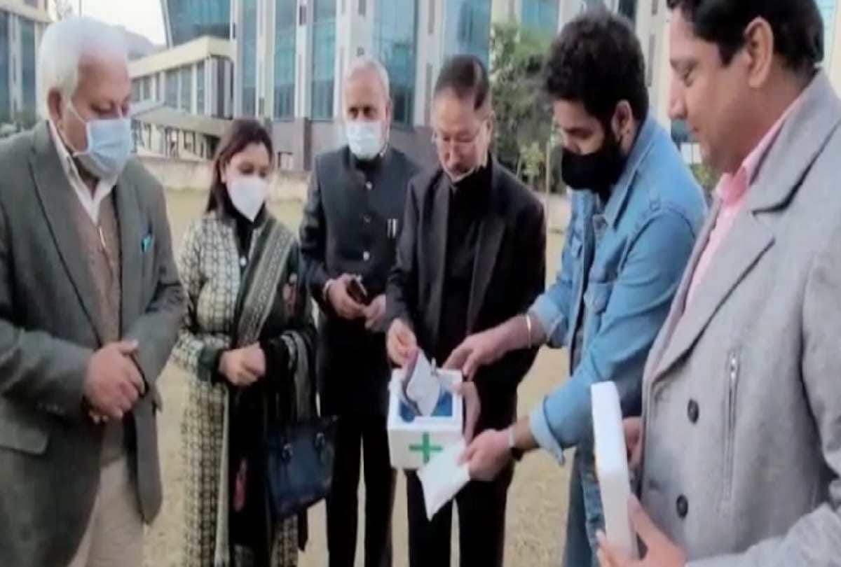 In emergency now blood will reach through drone, Trial successful in mandi himachal