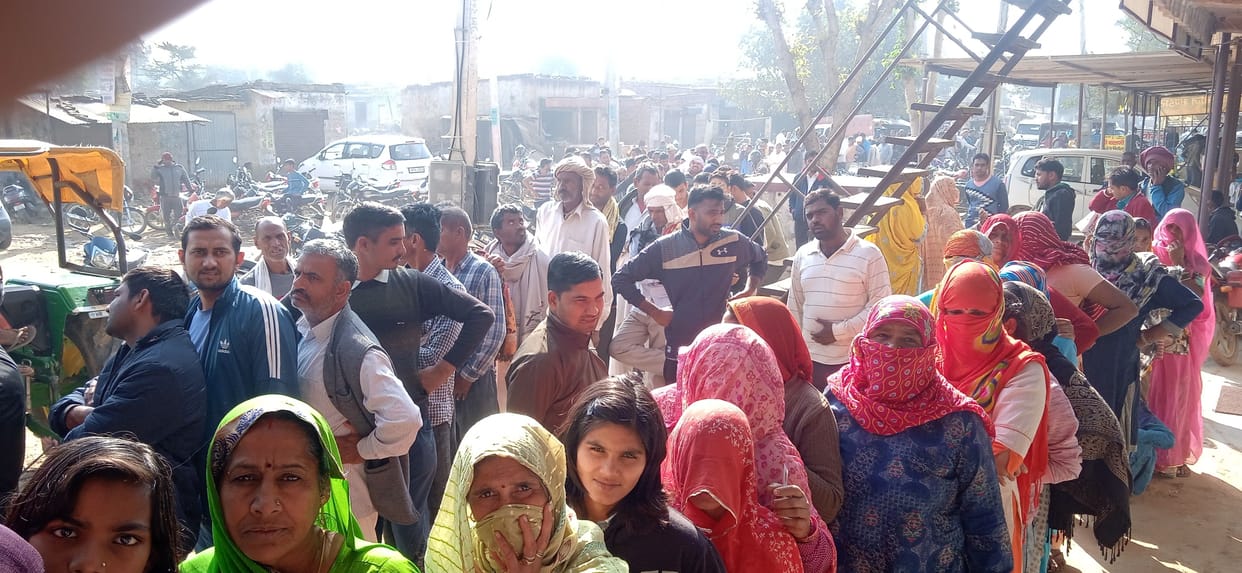 Now farmers have to put lines for urea
