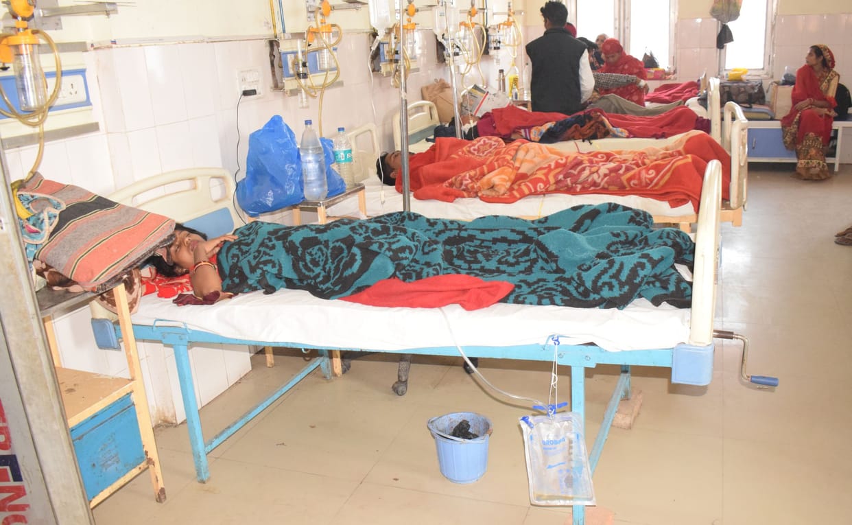 no urine bag and cathater in hospital