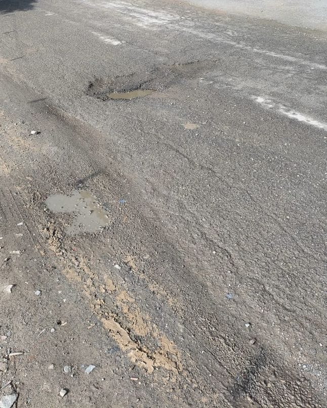 Pothholes In Natioanl Highway