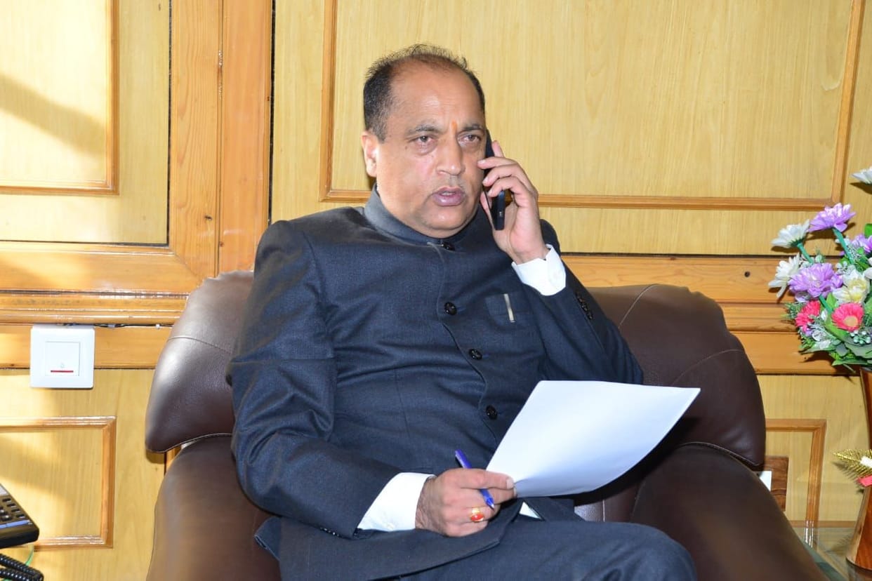 Helicopter damaged, Chief Minister could not reach Sainj