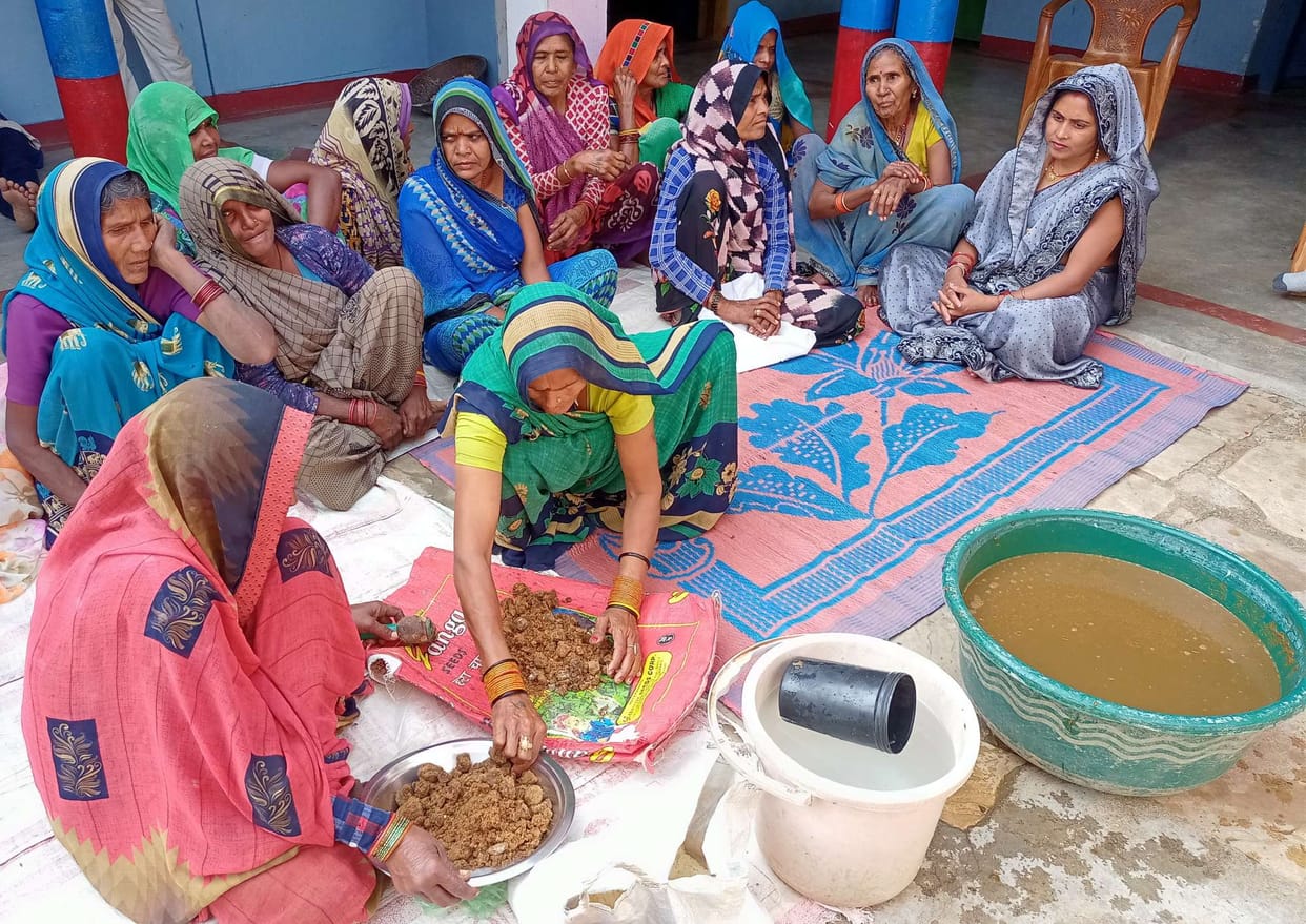 Women will become self dependent by making organic manure