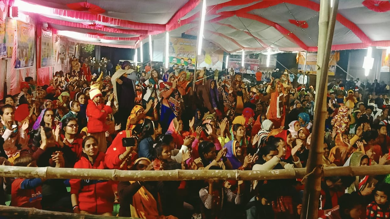 Kanhaiya killed Putna in Rasleela