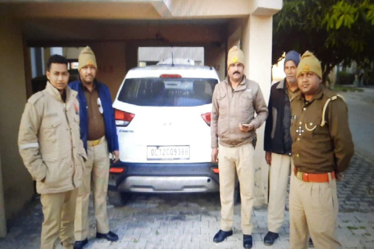 Meerut News: The miscreants stole the Creta car of property dealer from Delhi but the car was caught with the GPS system