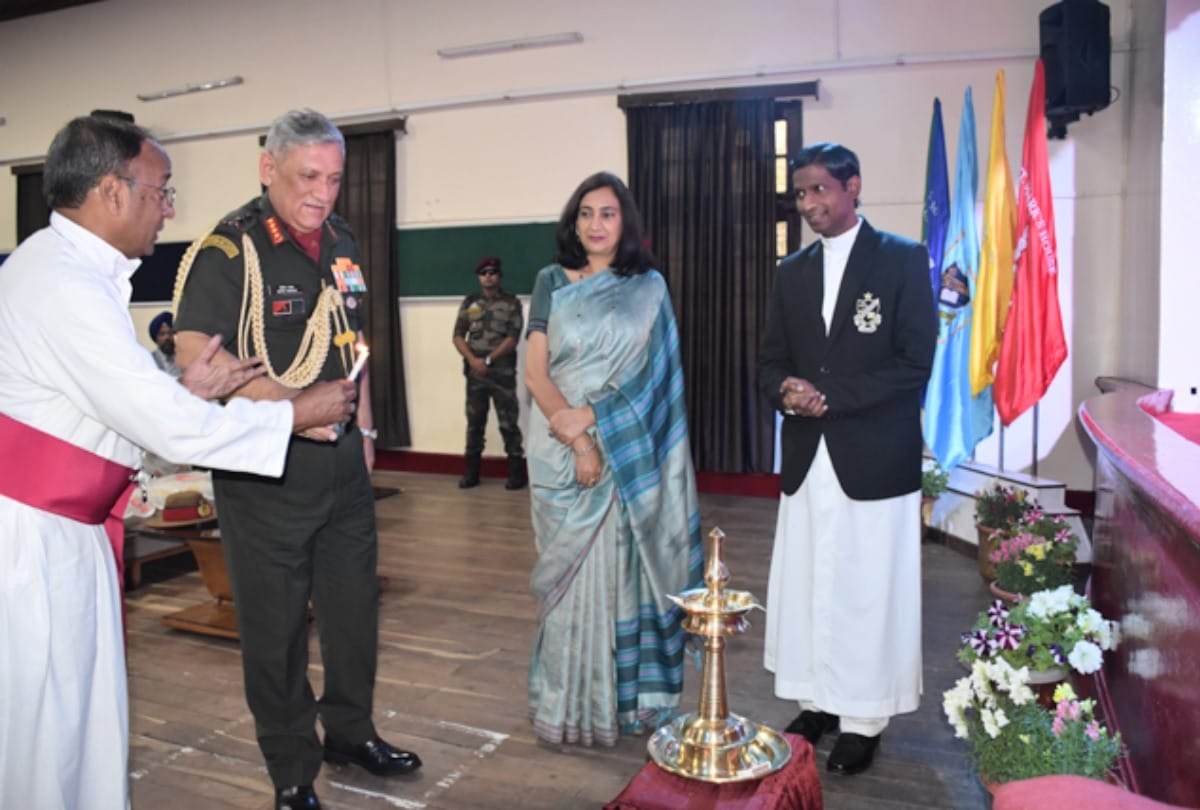 Army Helicopter Crash cds bipin rawat News: Chief Of Defence Staff Bipin Rawat Connection With St Edwards School Shimla   in Himachal Pradesh