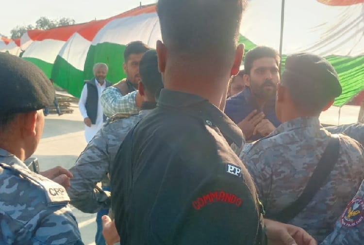 Scuffle broke out between Congress leaders to take credit for CM Charanjit Channi rally in Bathinda