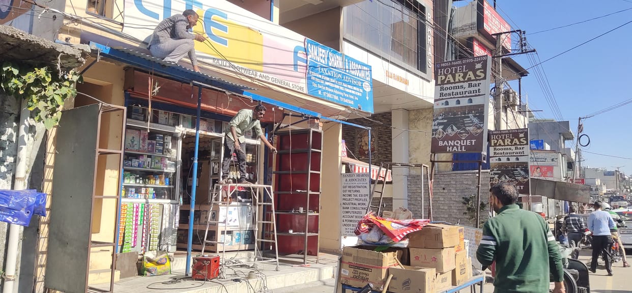 People engaged in removing illegal possession as soon as the notice is issued