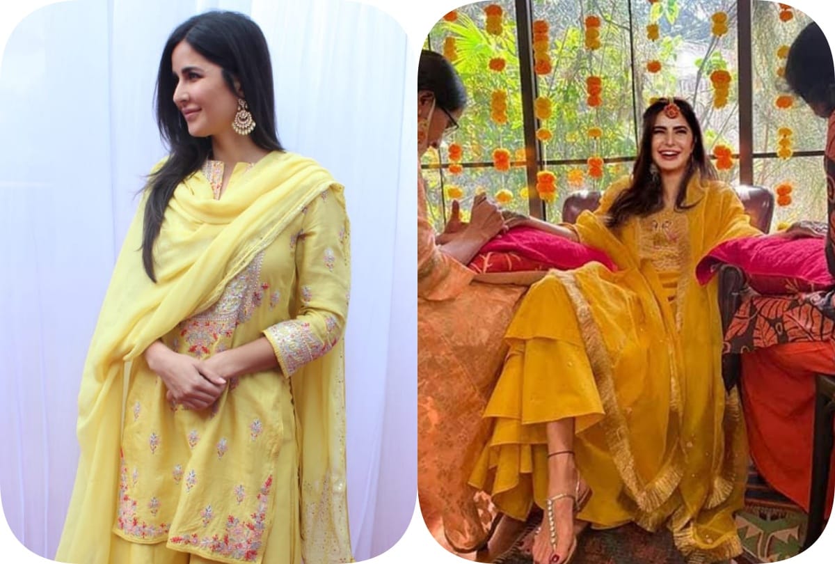 Vicky Katrina Wedding: Katrina kaif mehendi haldi ceremony pictures live updates