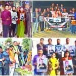 शहर के लोगों ने शहीदों को दी श्रद्धांजलि