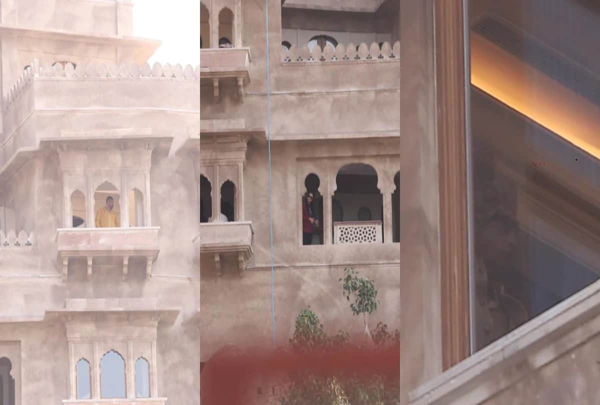 Vicky Kaushal Katrina Kaif Wedding: Photos surfaced from Vicky-Katrina wedding venue guests were seen roaming inside the fort