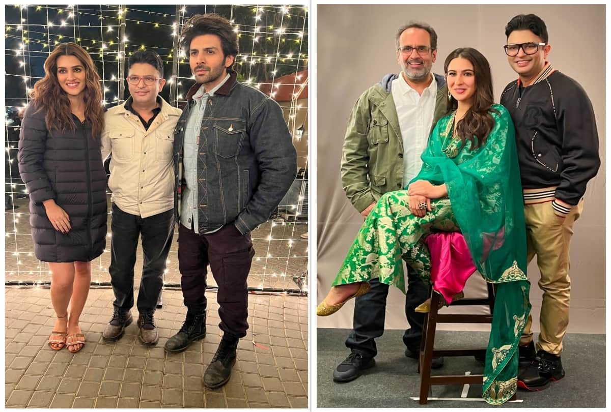 Akshay Kumar Starrer Film Atrangi Release Promotion By T Series Manager Bhushan Kumar in delhi