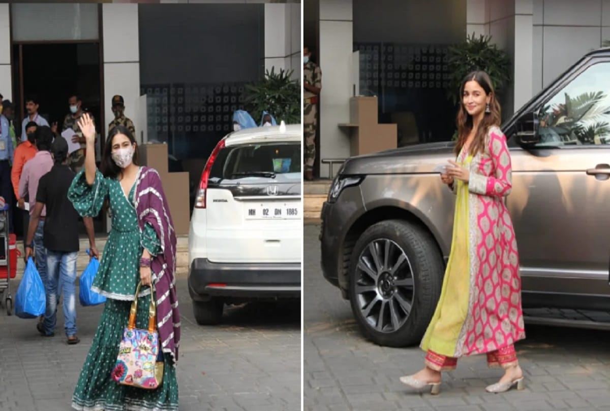 Sara Alia seen at Kalina airport fans ask going to Vicky Katrina's wedding