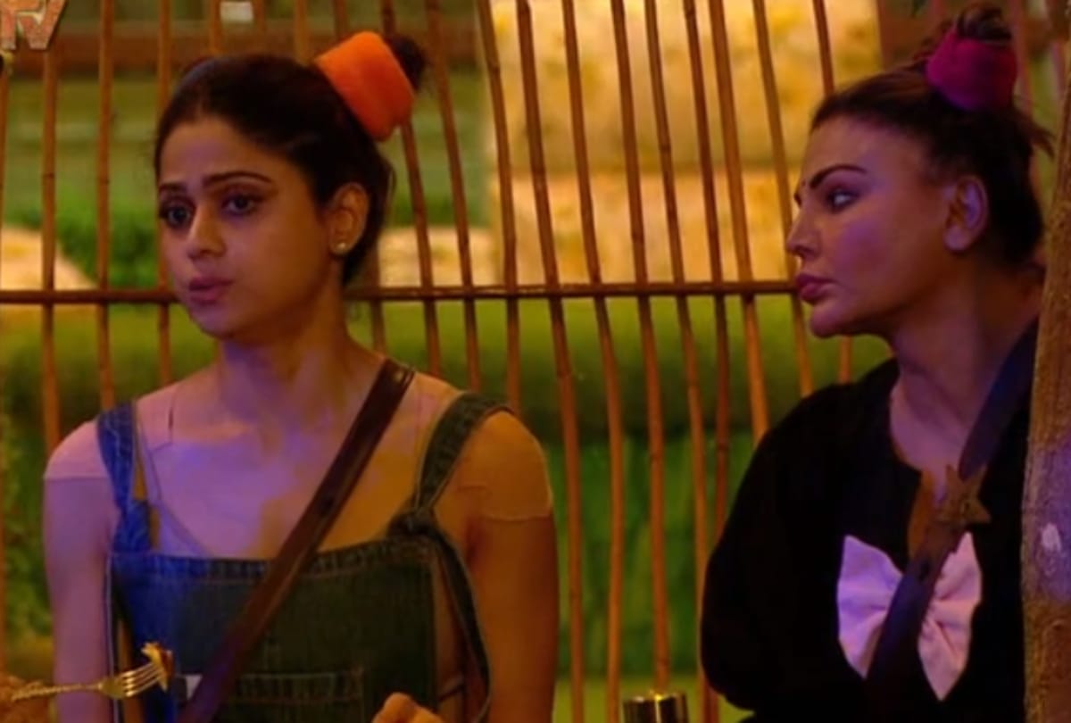 Bigg Boss 15 Rakhi Sawant had a fight with husband Ritesh after the ticket to finale task and she said  does not support me